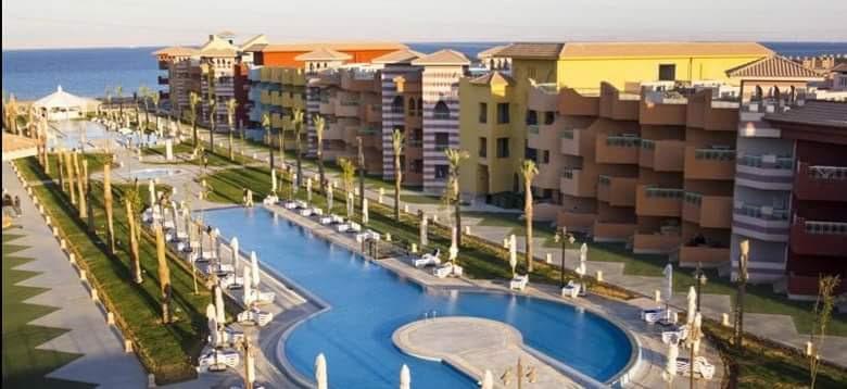 Chalet Porto South Beach - Beach Front Sea View Ain Sukhna Exteriör bild